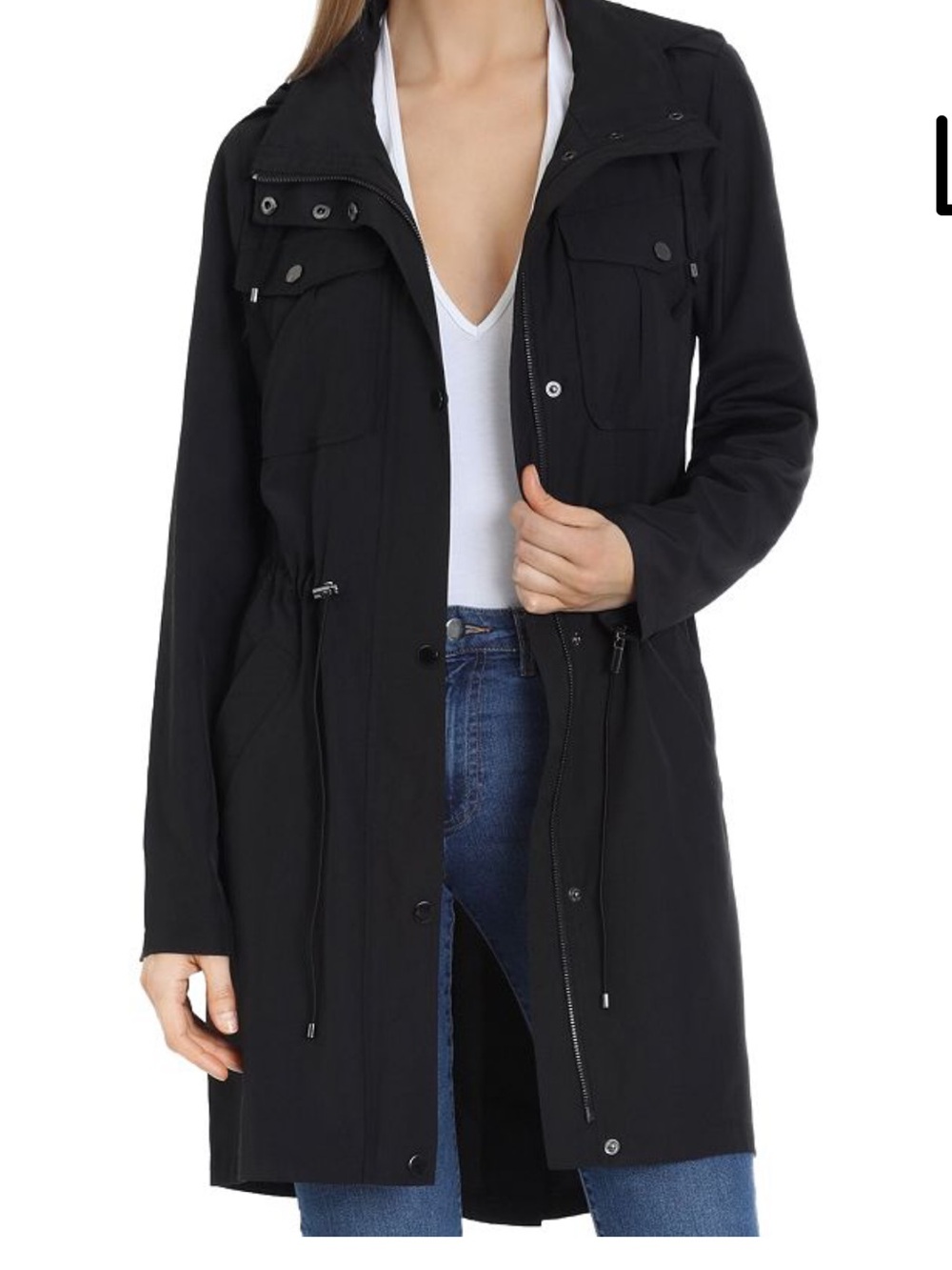 Badgley Mischka Dakota Rain Anorak